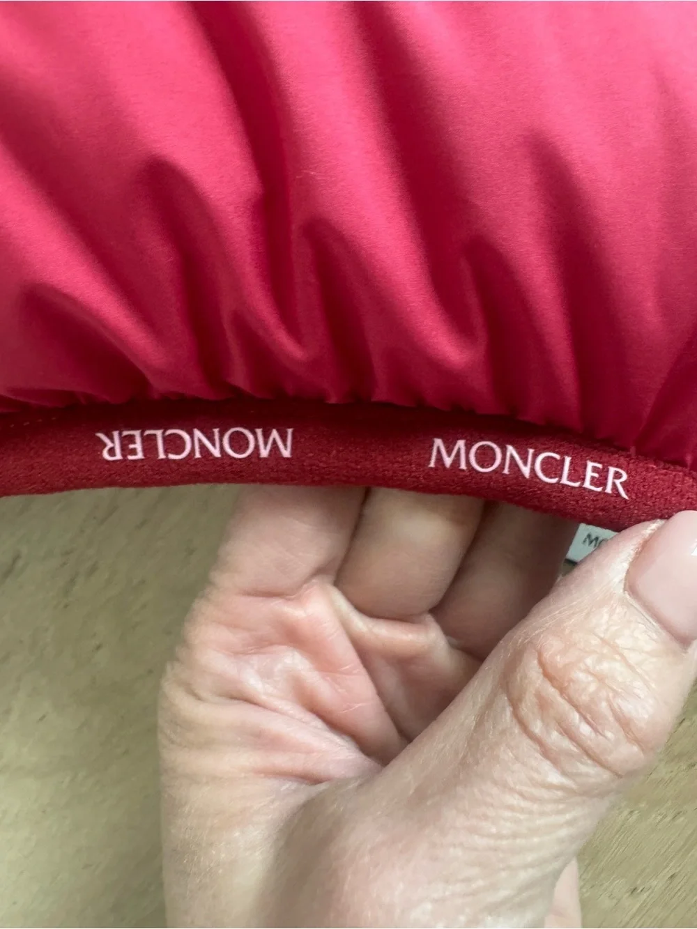 NWT Moncler Girls' Pink Down Puffer Jacket